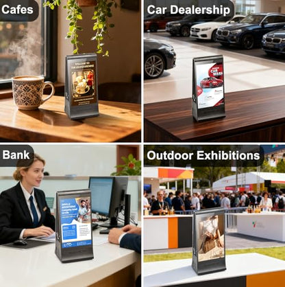 WeADS 868PX Dual-Sided 8" Interactive Digital Signage - color: Black