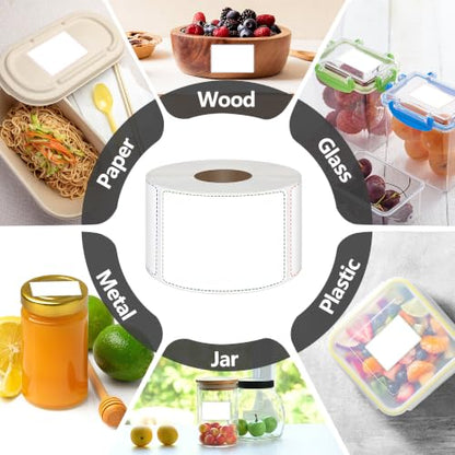 300Pcs Removable 2 inch X 3 inch Restaurant Quality Shelf Life Food Rotation Labels, Self-Adhesive Removable for Reusable Containers, Food Safety Date Sticker, Leftover Labels (2X3inchMulticolor) - style: 2X3inchMulticolor