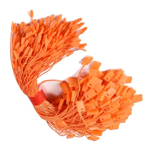 MGTECH 3000Pcs 7 Inch Hang Tag Strings, Retail Price Hang Tag String Fasteners, Orange - color: Orange