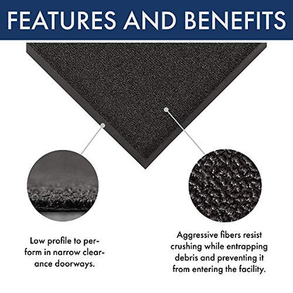 NoTrax - 231S0023BL 231 Prelude Indoor/Outdoor Entrance Mat