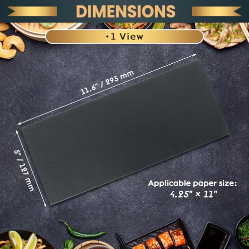 12 Pack 1 View Menu Holder Menu Covers 4.25" x 11" - size: 1 View