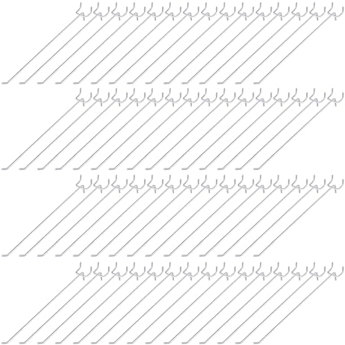 Shimeyao 100 Pcs Peg Board Hooks Stainless Steel Pegs,10 Inch,Silver - color: Silver, size: 10 Inch
