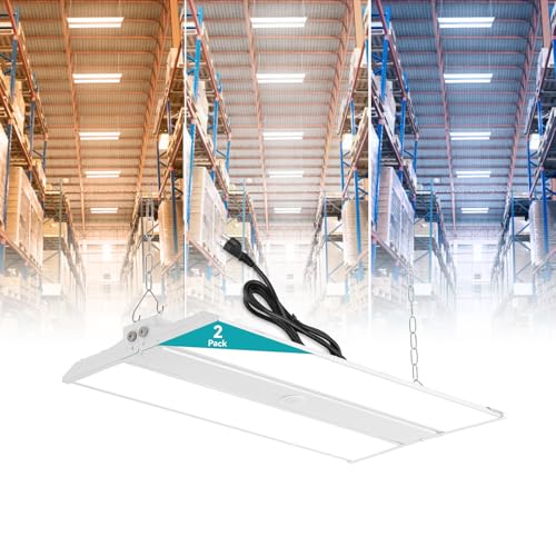 LED Linear High Bay Light 2FT 2 Pack 200W, 30000LM, 0-10V Dimmable