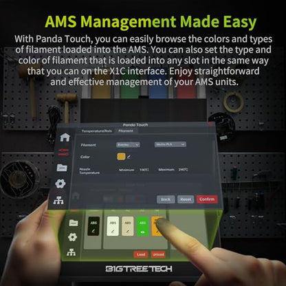 BIGTREETECH Direct Panda Touch for Bambu-Lab P1S P1P X1C X1E A1 Mini - style: Panda Touch Screen