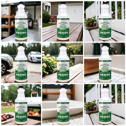 Charlie's Soap 1001 Cleaner & Degreaser Concentrate, 32 fl oz - size: 32 Fl Oz (Pack of 1)