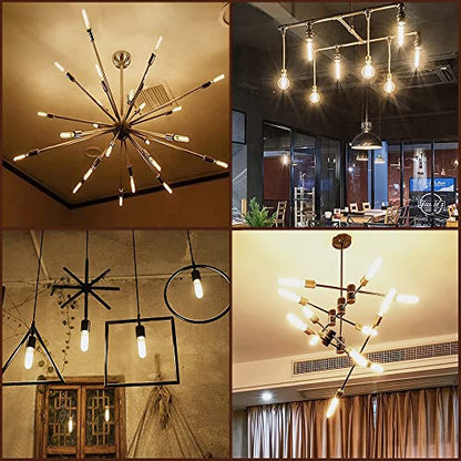 T10 Led Bulb Dimmable 6W Led Tubular Bulbs 60 Watt Incandescent Bulb 3000K - color: 6w=60w Soft White 3000k 6p