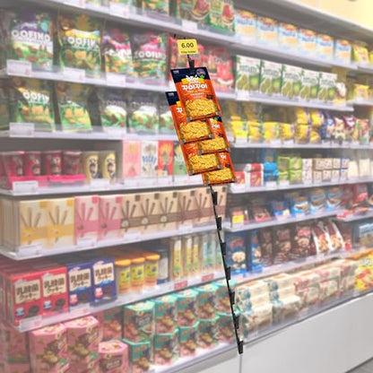 Hanging Merchandise Strips with Hooks, 32 inches Chip Display Rack Stands