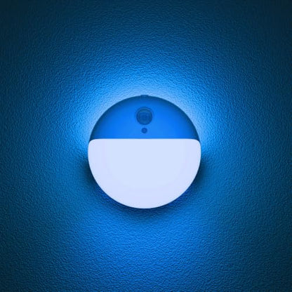 YUNLEX Toilet Night Light Motion Activated, Dim Light Battery Operated - color: Azure