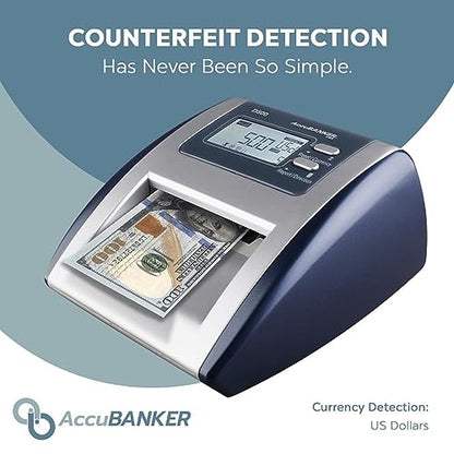 AccuBANKER D500 Automatic Counterfeit and Value Detector, 2 Pack