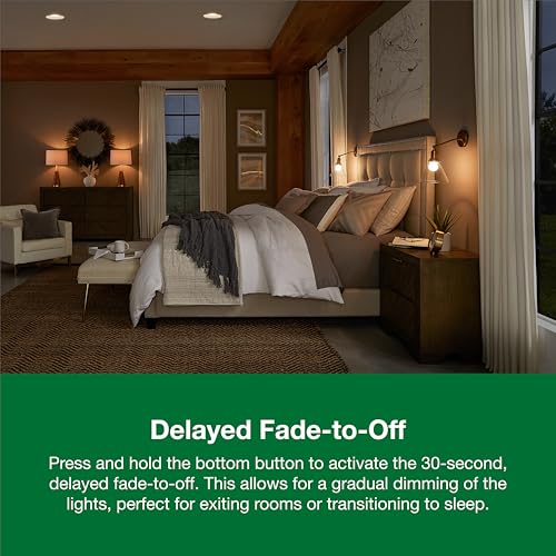 Lutron Sunnata LED+ Dimmer & Wallplate, Touch Dimmer, Single Pole/3-way - color: White, size: 1 Pack, style: LED+ Dimmer