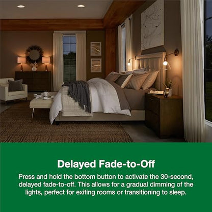 Lutron Sunnata LED+ Dimmer Switch, Touch Dimmer, Single Pole/3-way - color: Black, size: 1 Pack, style: LED+ Dimmer