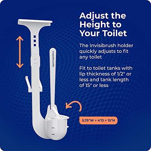 Squatty Potty Invisibrush Hidden Toilet Brush with Holder
