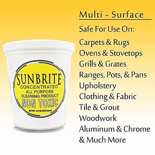 SunBrite Professional Strength Cleaner | NonToxic | Concentrated | All Purpose | Pint Unit | Green Product Safe For What You Clean