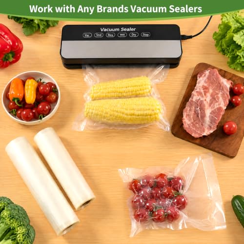O2frepak 4Pack Vacuum Sealer Bags Rolls 11"x50' for Food Storage - size: 11" x 50' (4 Pack)
