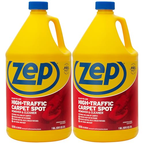 Zep High Traffic Carpet Cleaner - 1 Gallon (Case of 2)