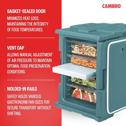 Cambro Insulated Food Pan Carrier - Hotbox for Catering & Transport - UPC400 Series (Slate Blue) - color: Slate Blue
