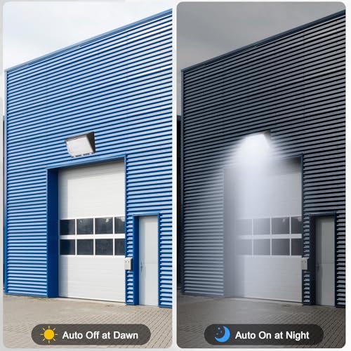 Paby 4 Pack 60W LED Wall Pack Light with Dusk to Dawn Photocell Outdoor Security Lighting Commercial Industrial Wall Light for Warehouses Factories Shopping Malls - size: 60W-4 Pack