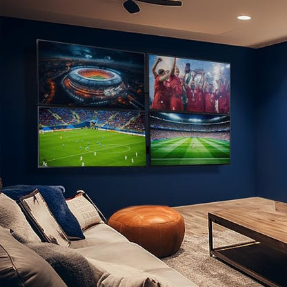 VIVO Black Pop-Out 2x2 Video Wall Mount for 37-65 in TVs, MOUNT-VW65-4 - size: 37" to 65" TVs, style: 2x2 mount