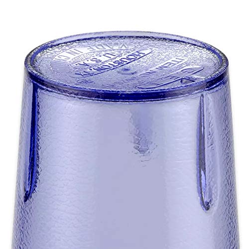 G.E.T. 6620-1-BL-EC Heavy-Duty Plastic Restaurant Tumblers, 20 Ounce, Blue (Set of 4) - color: Blue, size: 20 Ounces, style: 20 ounces