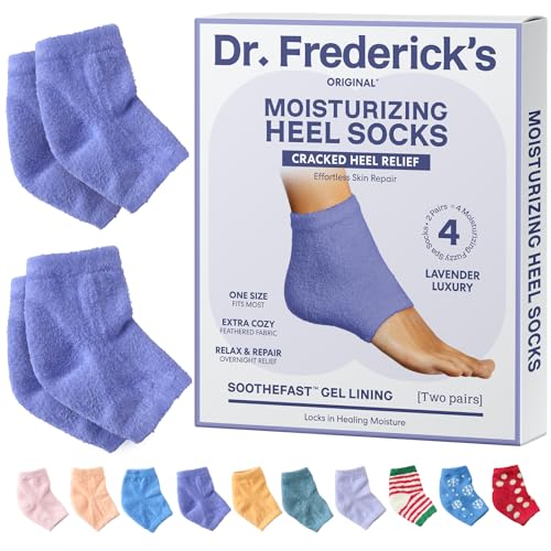 Dr. Frederick's Original Fuzzy Heel Socks (Lavender Luxury) - color: Lavender Luxury