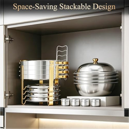 Chafing Dishes for Buffet, 4 Pack 7.5QT Round Chafing Dish Buffet Set - color: 7.5 QT Gold & Silver