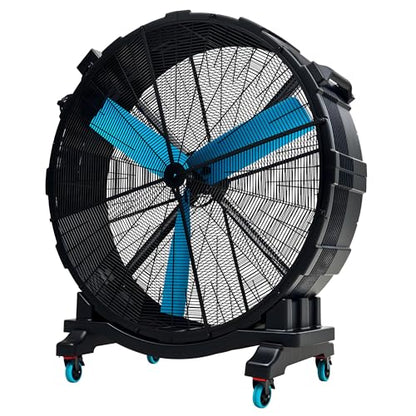 Albott 72 Inch Industrial Drum Fan, 1100W Plastic High Velocity Floor Fan - size: 72 Inch