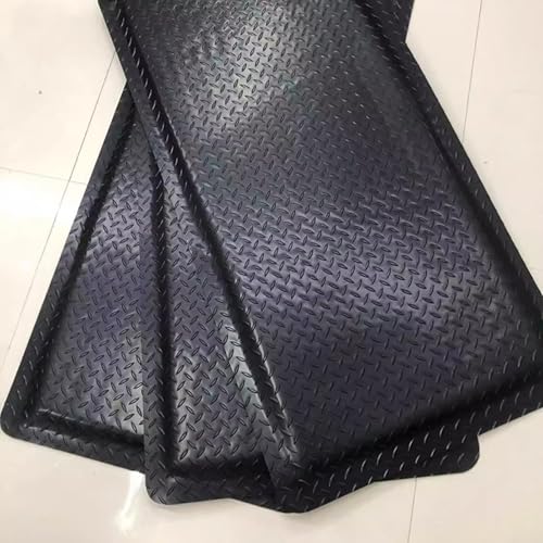 Anti Fatigue Mats Industrial 3' x 6' 15/16" Thick Ergonomic Standing Mat Commercial Heavy Duty Diamond Plate Shop Floor Mats Helps Relieve Back and Leg Soreness - size: 3' x 6'