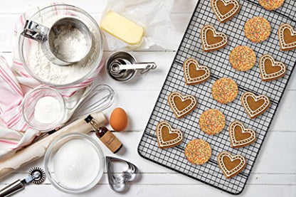 Mrs. Anderson's Baking Professional Nonstick Cooling Rack, Heavy Duty Silicone-Coated Steel, 10 x 18 x 0.75-Inches - size: Non-Stick, 10-Inches x 18-Inches