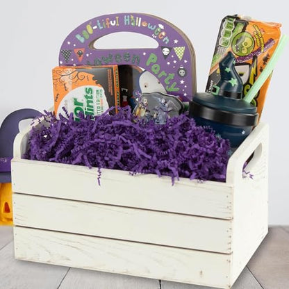 Art Secret 2LB Crinkle Cut Paper Shred Filler - Biodegradable Packing for Gift Baskets, Boxes, and Crafts - Eco-Friendly Cushion for Christmas, Weddings, Birthdays (Purple) - color: Purple