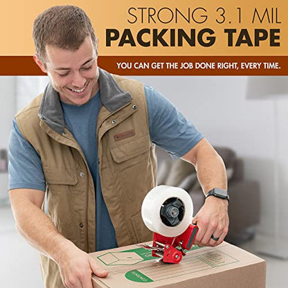 Packstrong Heavy Duty Packing Tape 36 Rolls, 2 Inch Wide 3.1 Mil 110 Yards - size: 2" Wide x 3.1 Mil Thick