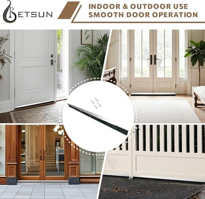 4 Pack Retsun Door Brush Sweep, 0.98" W x 39.37" L, Total 13ft