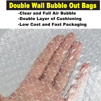 50Pcs 10” x14” Bubble Pouches Wrap Bags Sleeves for Packaging Shipping - size: 10"x 14"-50PCS
