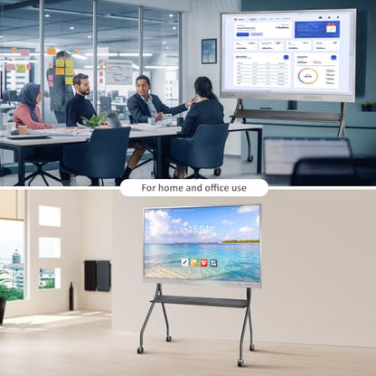Smart Board Stand with Wheels for 55-86 Inch Interactive Whiteboard