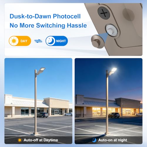 200W LED Parking Lot Light 30000LM Commercial LED Shoebox Light AC 100-277V - size: AC 100-277V | 3/4/5000K - 2-in-1 Mount