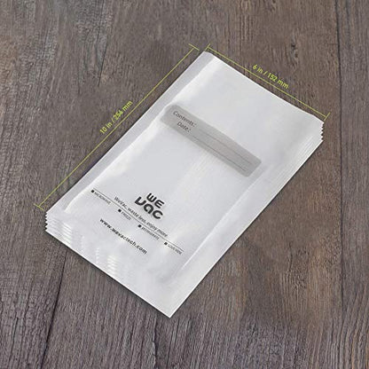 Wevac Vacuum Sealer Bags 6x10" 100 Pint for Food Saver Vacuum Seal Machine - size: 6"x10" 100 Count