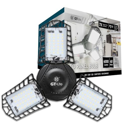 GT-Lite LED Garage Bulb, 60W (300W Equivalent), 6,000 Lumen - color: 6,000 Lumen