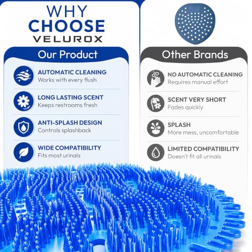 Fresh Products Urinal Screen Deodorizer, Odor Control, Splash Reduction, Long-Lasting Freshness, for Commercial Restrooms (Pack of 12)