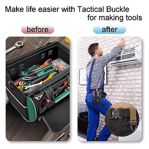 CooBigo 2Pack Tactical Heavy Duty Belt Buckles, 1-1/2" Metal Tactical Buckle Strap Clips for Backpack, Dog Collar Hardware, Harness, Keychain, Luggage Clasp Replacement, Silver - color: D: 1-1/2" Silver 2pcs