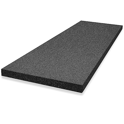 Ramede 54 X 16 X 1.5 Inch Polyethylene Foam Sheet for Gun Case - size: 54 x 16 x 1.5 Inch