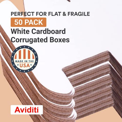 BOX USA Shipping Boxes Small 9'L x 6.5'W x 2.75'H, 50-Pack | Corrugated Cardboard Box for Packing, Moving and Storage - size: 9 x 6 1/2 x 2 3/4