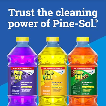Pine-Sol Multi-Surface Cleaner, CloroxPro, 2x Concentrated Formula, All-Purpose Cleaner, Lavender Clean, 40 Fluid Ounces (Pack of 2) - size: 40 Fl Oz (Pack of 2)