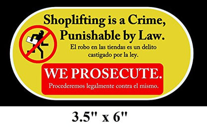 Retail Store Merchandise Proetection RF 8.2 MHz Loss Prevention Security Antenna System + Warning Stickers. Great for Clothing Stores, boutiques, Shoe Stores, Gift Shops.