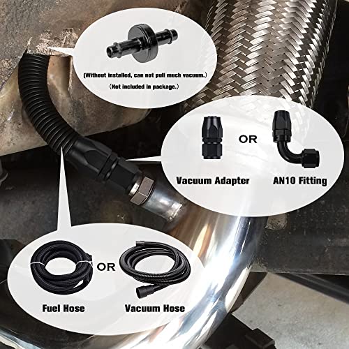 Universal Stainless Steel E-VAC Scavenger Kit T304 SS E-VAC Fitting