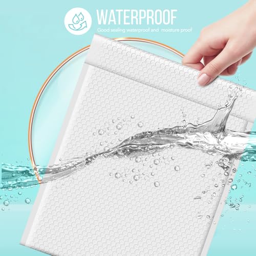 Fuxury Bubble Mailers 12x15" White Padded Envelopes 40 Pack Self-Seal - color: White, size: 12x15" 40PC