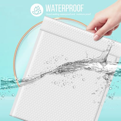 Fuxury Bubble Mailers 12x15" White Padded Envelopes 40 Pack Self-Seal - color: White, size: 12x15" 40PC