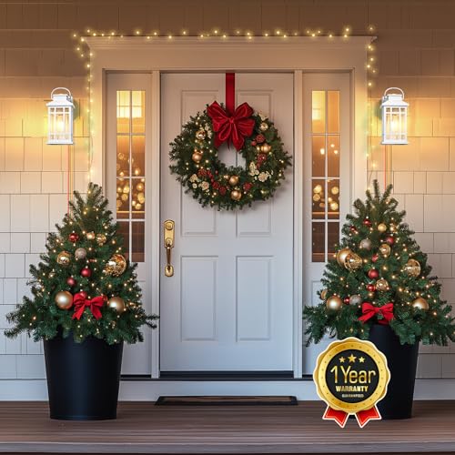 White Dusk to Dawn Outdoor Lighting with GFCI Outlet, Aluminum - color: White, size: D2D 1-Pack