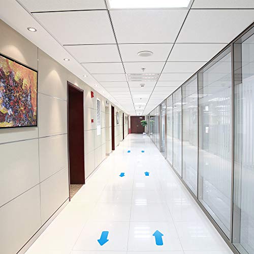 EVQ Blue Arrow Floor Sticker Tape 2 x 4 Inch Directional Vinyl 200 PCS - color: Blue, size: 2"×4"