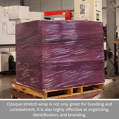 PSBM Dark Purple Stretch Wrap with Handles 8 Rolls 20 Inch x 1000 Feet 80 Gauge, Heavy Duty Plastic Wrap Industrial Strength Shrink Film for Moving, Packing & Shipping - size: 8 Rolls, style: Purple
