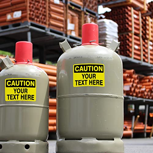 Custom Caution Stickers, Create Your Own Signs, Personalized Outdoor Signs, Danger High Voltage Stickers, Waterproof