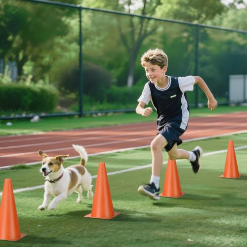 12 Inch Traffic Cones,12pcs Training Sports Cones,Parking Cones - color: orange